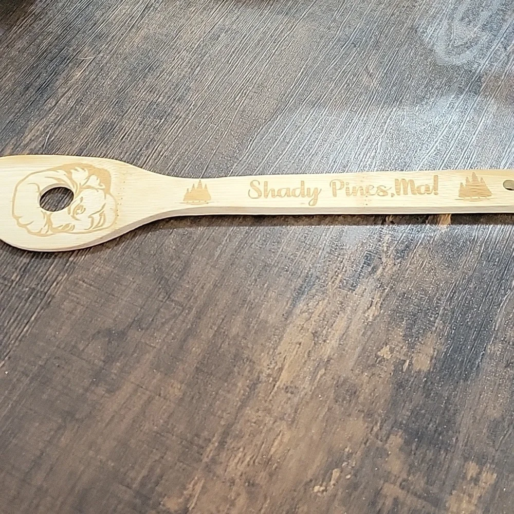 NIB GOLDEN GIRLS Wooden Kitchen Utensil Set Of 5 Spoons